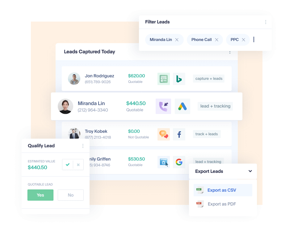 measuring success with call tracking system