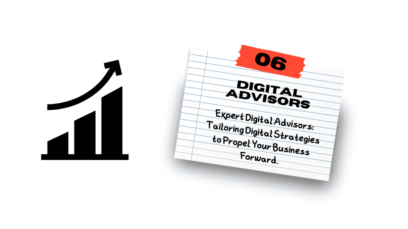 A note with the word digital advisors on it.